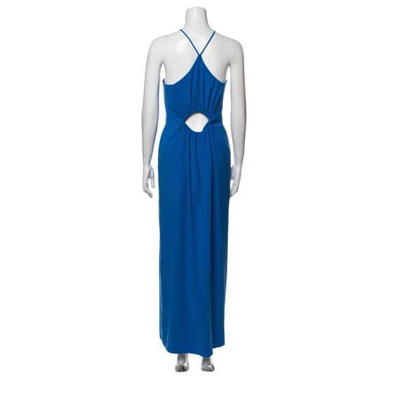 Halston Heritage Blue Gown Size 0 - Picture 3 of 4